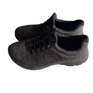 Skechers Summits Black Slip-on Comfort Lite Weight Running Shoes Women Size 7.5